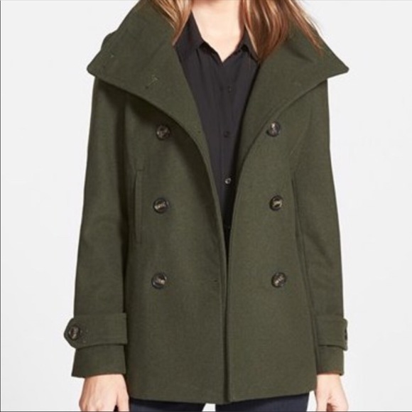 Nordstrom Thread Supply Pea Coat Dark 